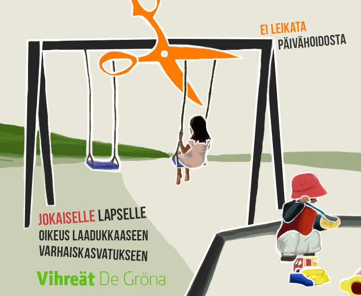 Varsinais-Suomen vihreät: Lapsen oikeutta hyvään varhaiskasvatukseen on puolustettava